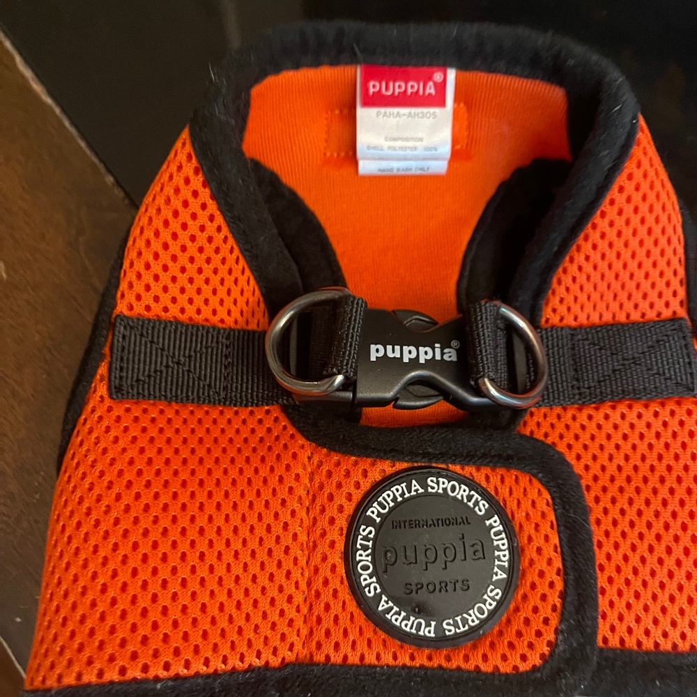 Puppia Orange Harness Small